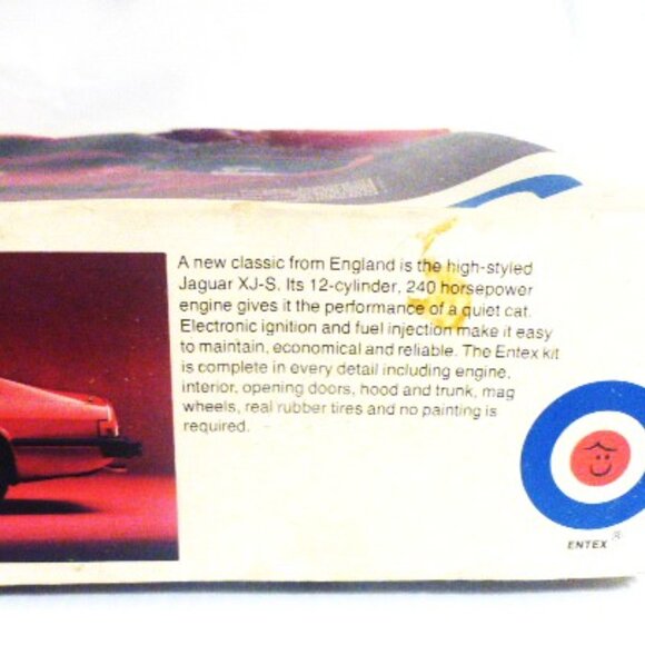 RARE Entex Jaguar XJ-S 1/16 Scale Model Kit Japan Precision Detail Diecast Model - Picture 8 of 16
